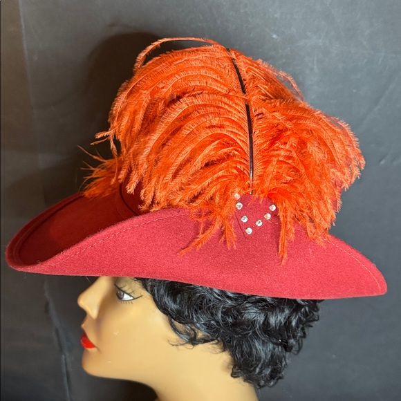 Vintage Bollmam & Company Feather Wool Hat - Picture 3 of 15